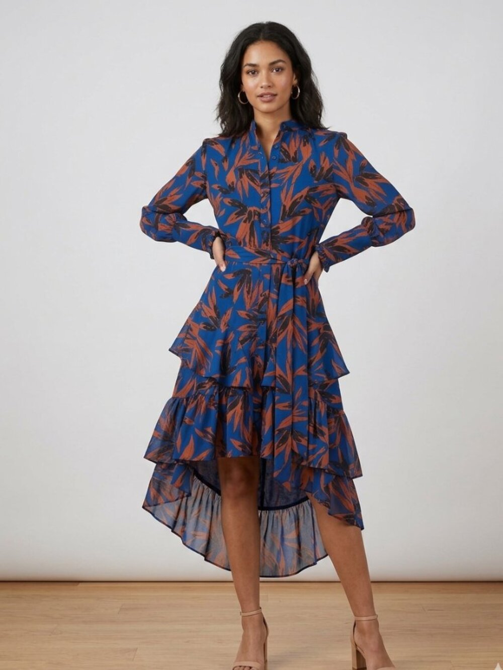 Walter Baker Tiered Dress